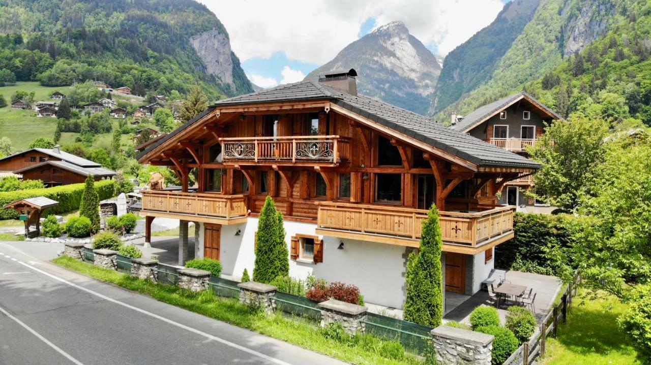 Chalet Clos Moccand Samoëns Buitenkant foto
